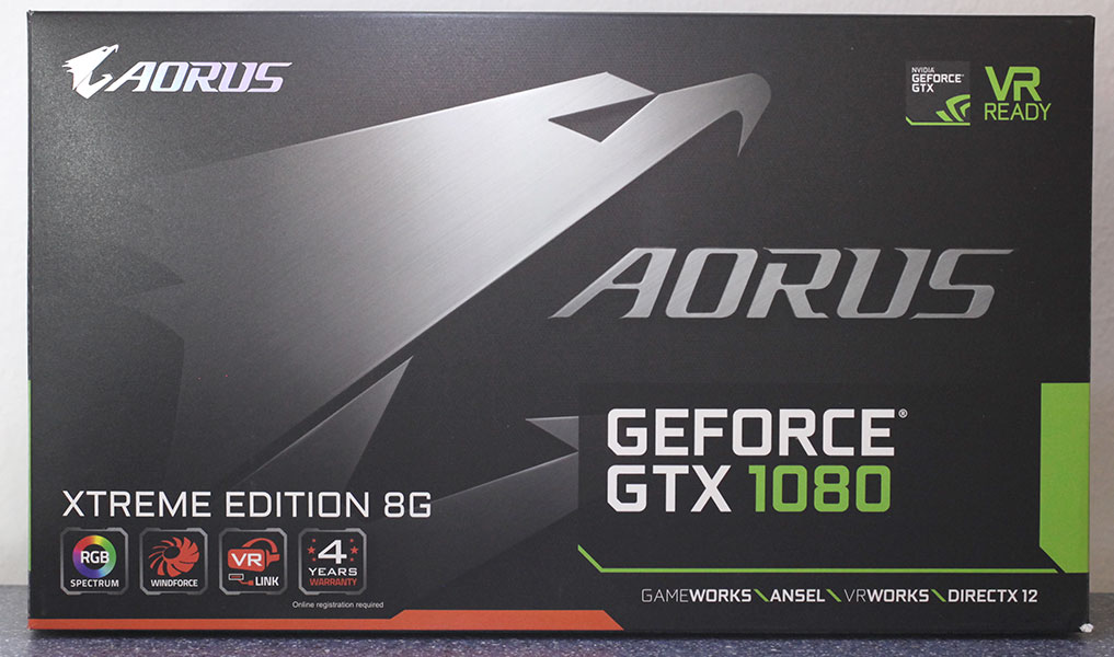 Aorus Xtreme GTX 1080 Edition 8 GB